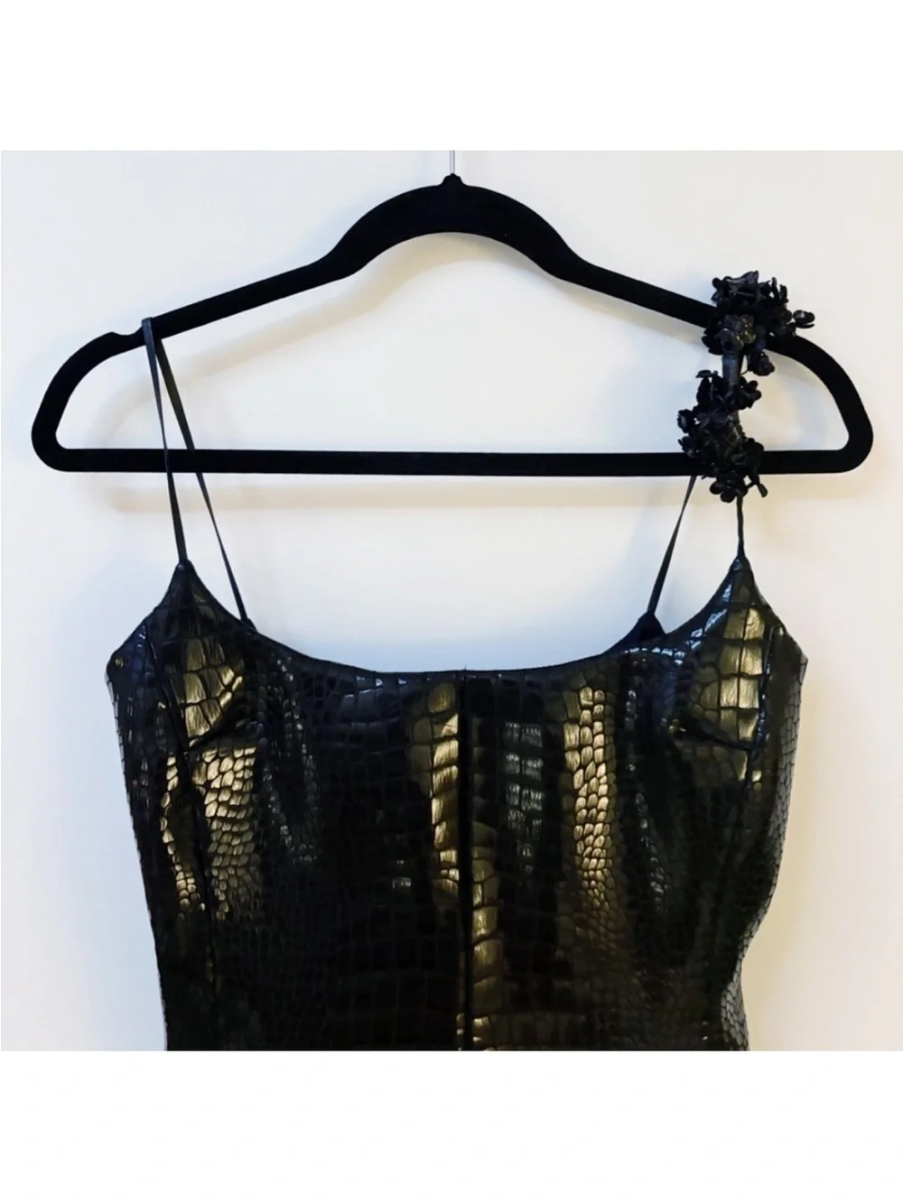 New Tory Burch Faux Croc Bodysuit